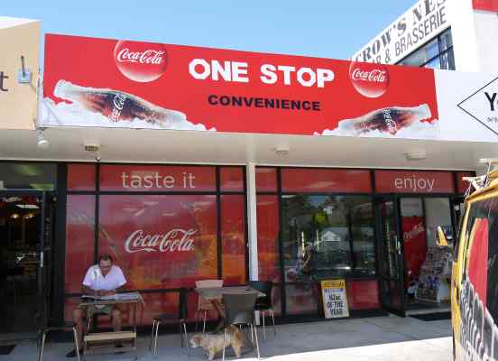 cocacola buiding signs designs 